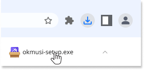 Ouvrez le fichier .exe